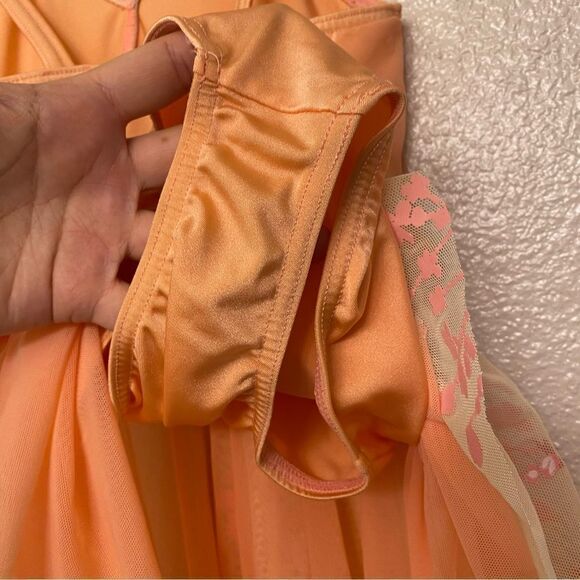 WEISSMAN Dance Costume dress pink peach Bridge Over Troubled Water 11923 SC 6 - Picture 4 of 11